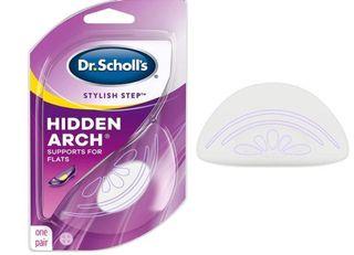 Dr. Scholl's Hidden Arch Supports for Flats with Soft Gel One Size