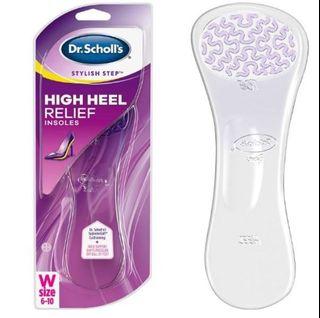 Dr. Scholl’s High Heel Relief Insoles with Ultra-Soft Gel Arch Support Women Size 6-10