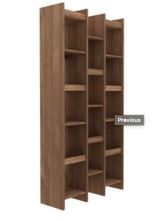 Ethnicraft - Teak Mozaic Rack, Furniture & Home Living, Furniture ...