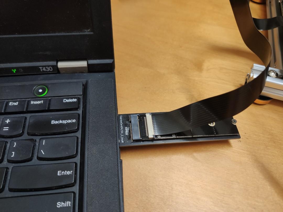Express card to NVME m2 ssd egpu exp gdc