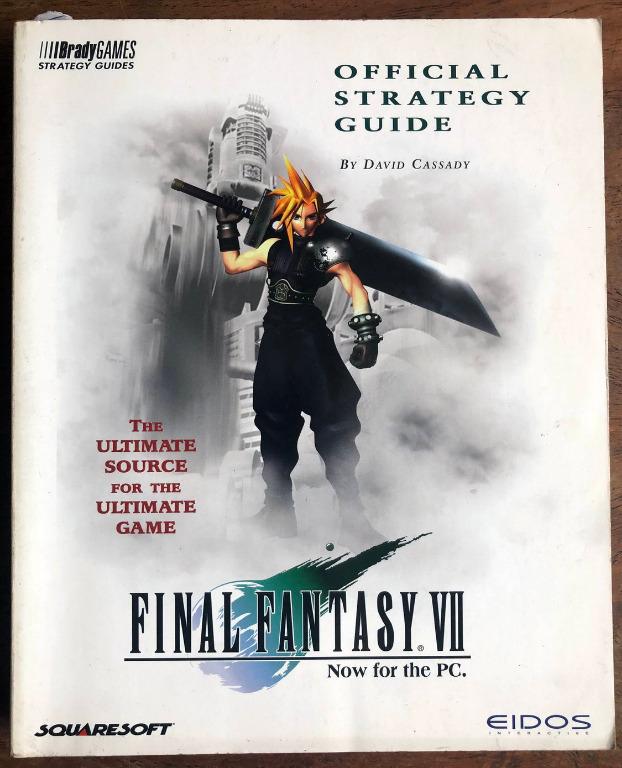 FINAL FANTASY VII 7 Establishment File w/Poster Guide Fan Book 1997 AP14 