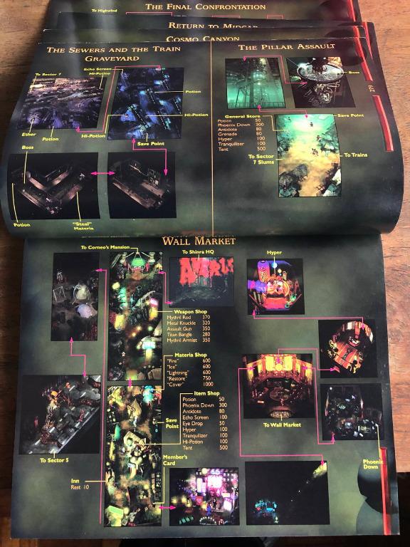 Final Fantasy VII 7 square soft Official complete Strategy Guide book ...