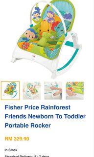 Fisher Price Rainforest friends newborn to toddler rocker