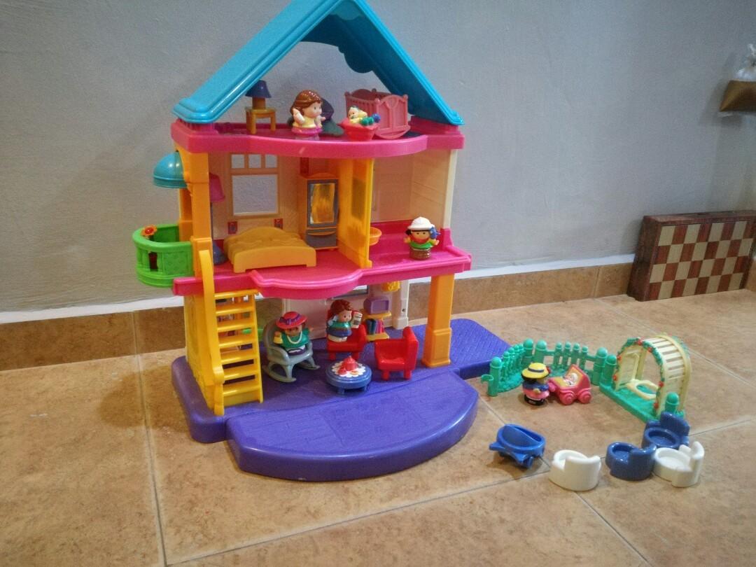 fisher price doll house set