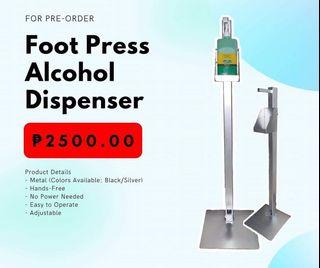 Foot Press Alcohol Dispenser