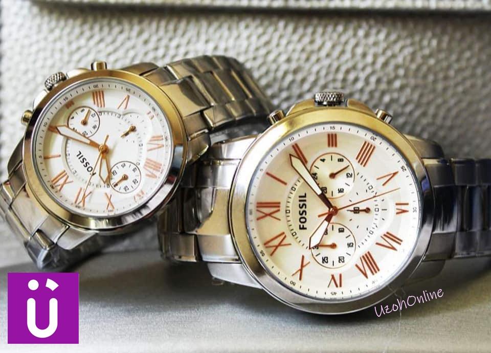 Grant chronograph stainless steel watch box set cheap