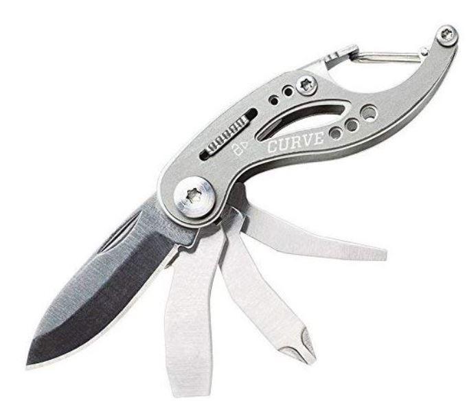 Gerber 31 000206 Curve Mini Pocket Knife Stainless Steel Multi Tool Gray Home Furniture Home Tools And Accessories On Carousell