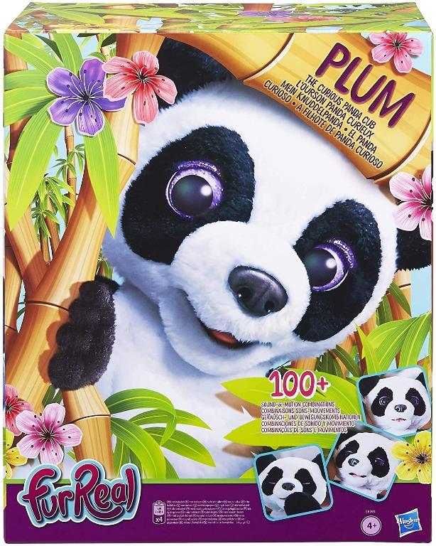 furreal plum the curious panda bear cub