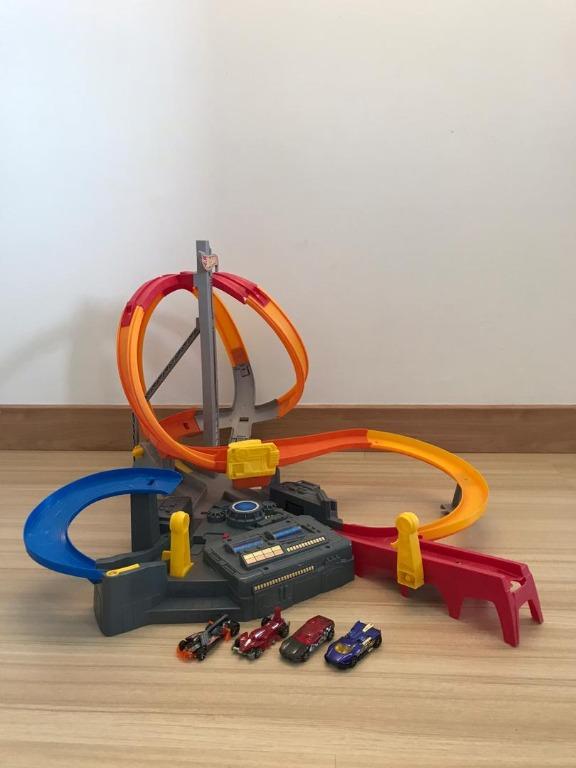Hot Wheels Spin Storm Track Set Hobbies Toys Toys Games on