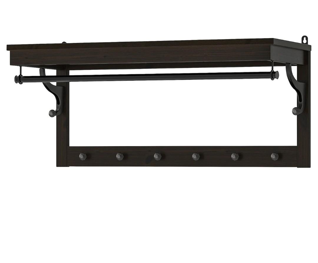 Ikea Hat Rack Hemnes Black Home Furniture Furniture On Carousell Ekrarpenyangkut topi dan kotnombor artikel:804.155.95. my carousell com