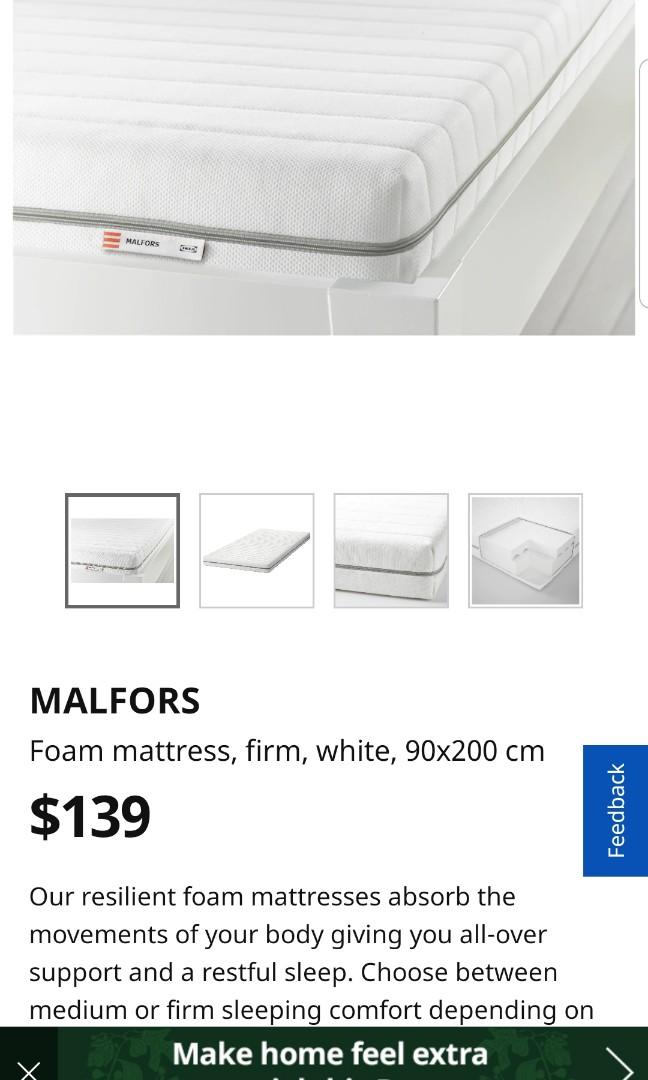 Ikea Malfors Mattress Furniture Beds Mattresses On Carousell