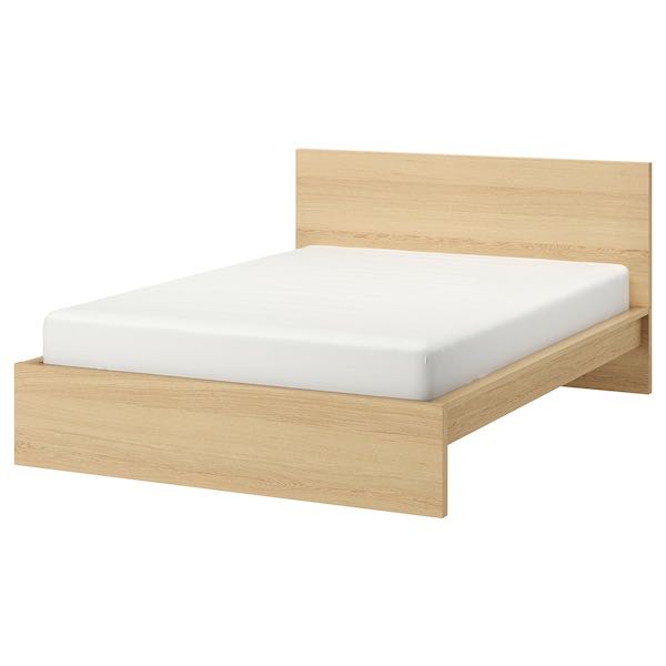 IKEA Malm Double Bed with Mattress, Furniture & Home Living, Furniture
