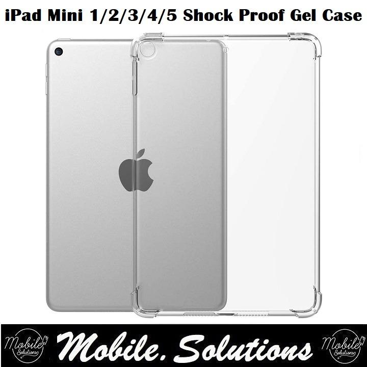 Ipad Mini 1 2 3 4 5 Clear Tpu Shock Proof Gel Case Mobile Phones Tablets Mobile Tablet Accessories Cases Sleeves On Carousell