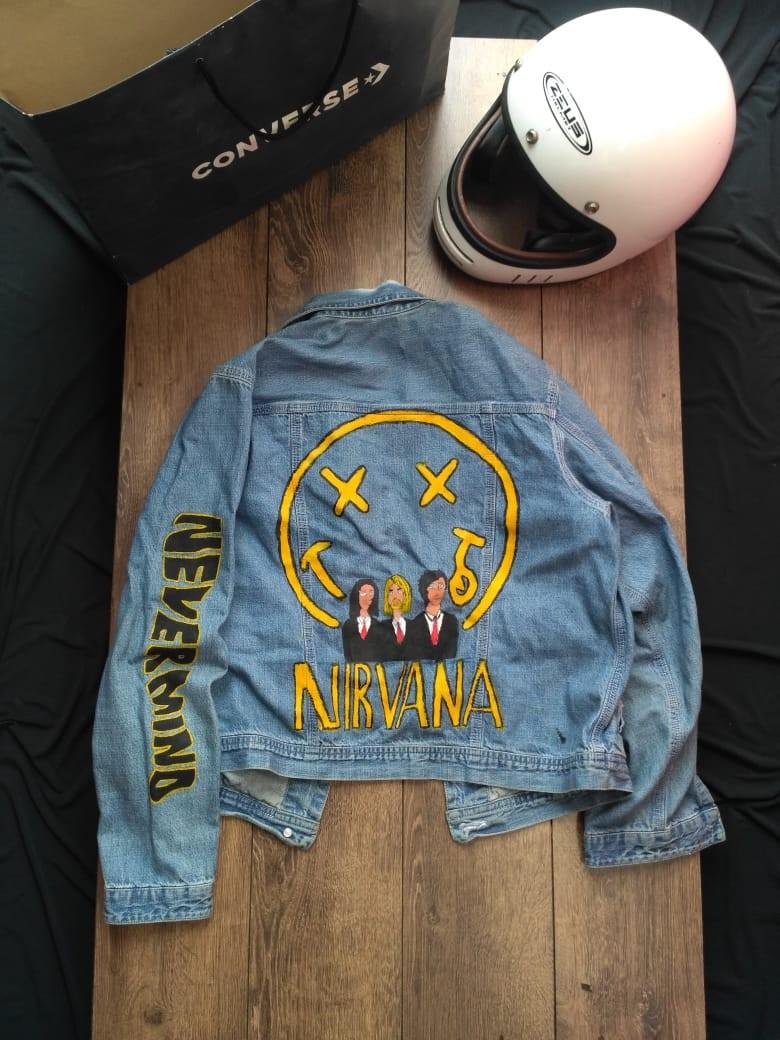 jaket denim jeans custom not uniqlo levis nudie
