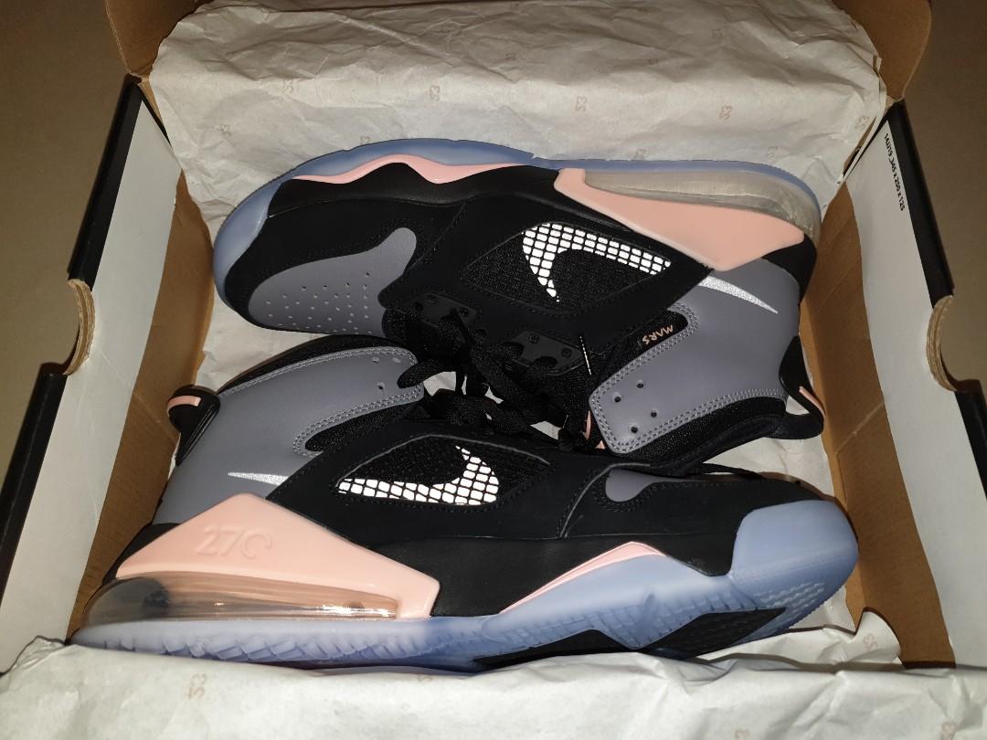jordan mars 270 black gunsmoke crimson tint