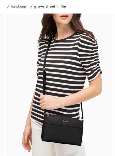 Kate Spade Grove Street Millie Crossbody, Women's Fashion, Bags & Wallets,  Cross-body Bags on Carousell