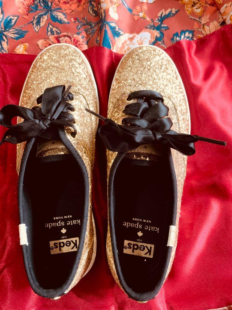 gold champion sneakers
