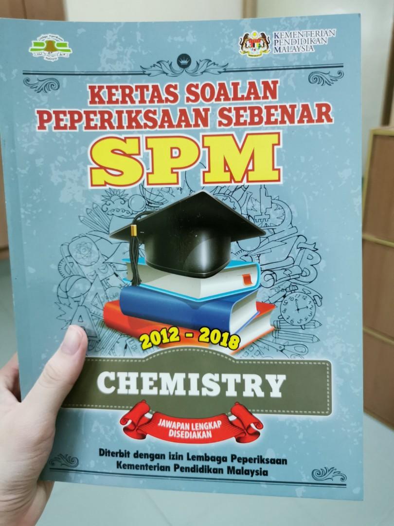 Kertas Soalan Peperiksaan Sebenar Spm Chemistry Books Stationery Books On Carousell
