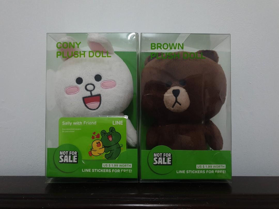 LINE Plush Toys Hobbies Toys Collectibles Memorabilia Fan