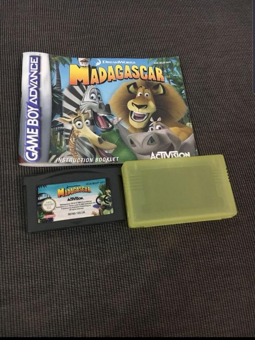 Madagascar Game Boy Game, Hobbies & Toys, Toys & Games on Carousell