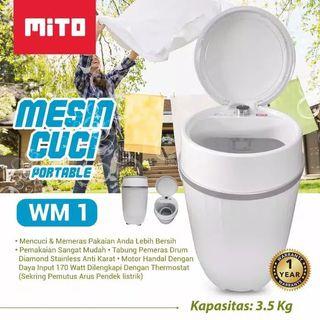 Mesin cuci portable mito 3,5 kg