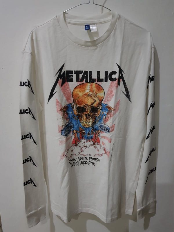 H&m metallica shop long sleeve