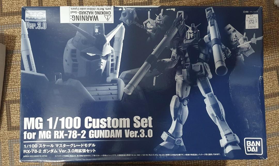 Mg 1 100 Custom Set For Mg Rx 78 2 Gundam 3 0 Hobbies Toys Toys Games On Carousell