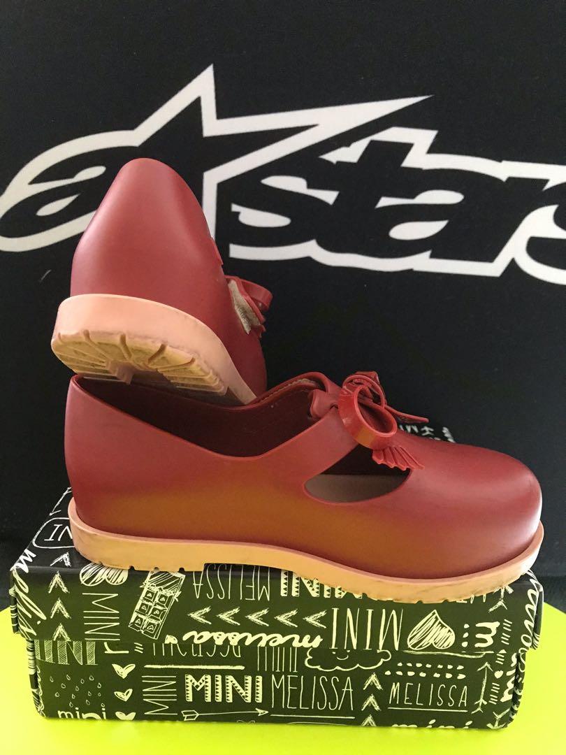 MINI MELISSA CLASSIC BABY BORDEAUX, Babies Kids, Babies Kids