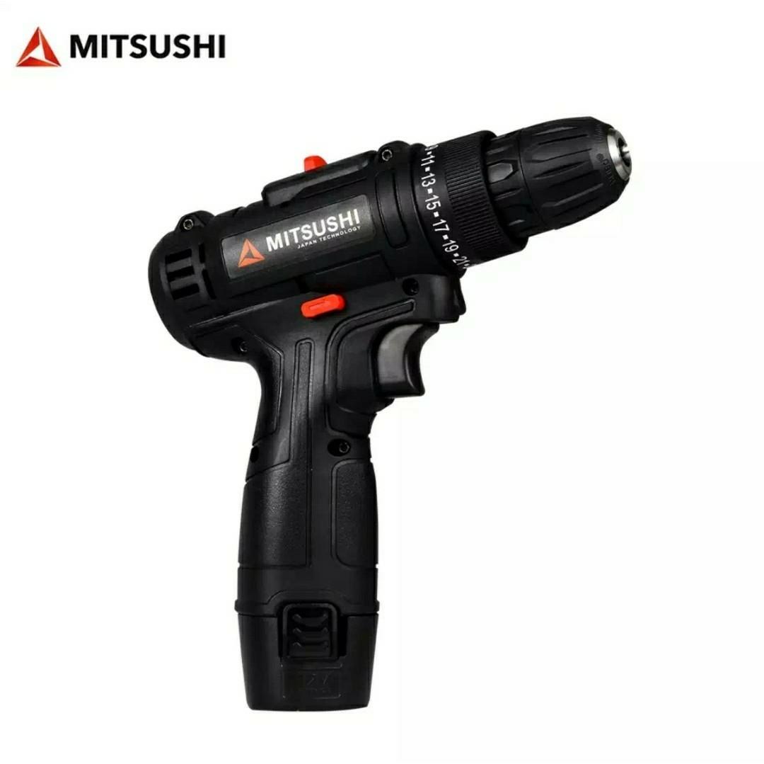 Mitsushi Cordless Drill Driver 12volts 2 speed with 2 Lithium Batteries Furniture Home Living Home Improvement Organization Home Improvement Tools Accessories on Carousell