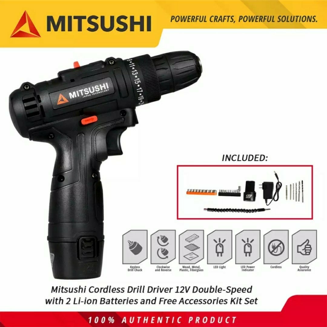 Mitsushi cordless drill review deals