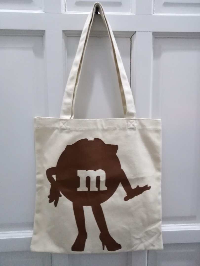 M&M Green Tote Bag, Women's Fashion, Bags & Wallets, Purses & Pouches on  Carousell