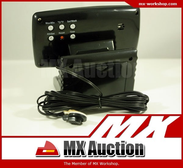 MX Auction [VF-006] 汽車 冷光 座檯 電子鐘 溫度計 時鐘 Ractis Jazz Civic Corolla 可用