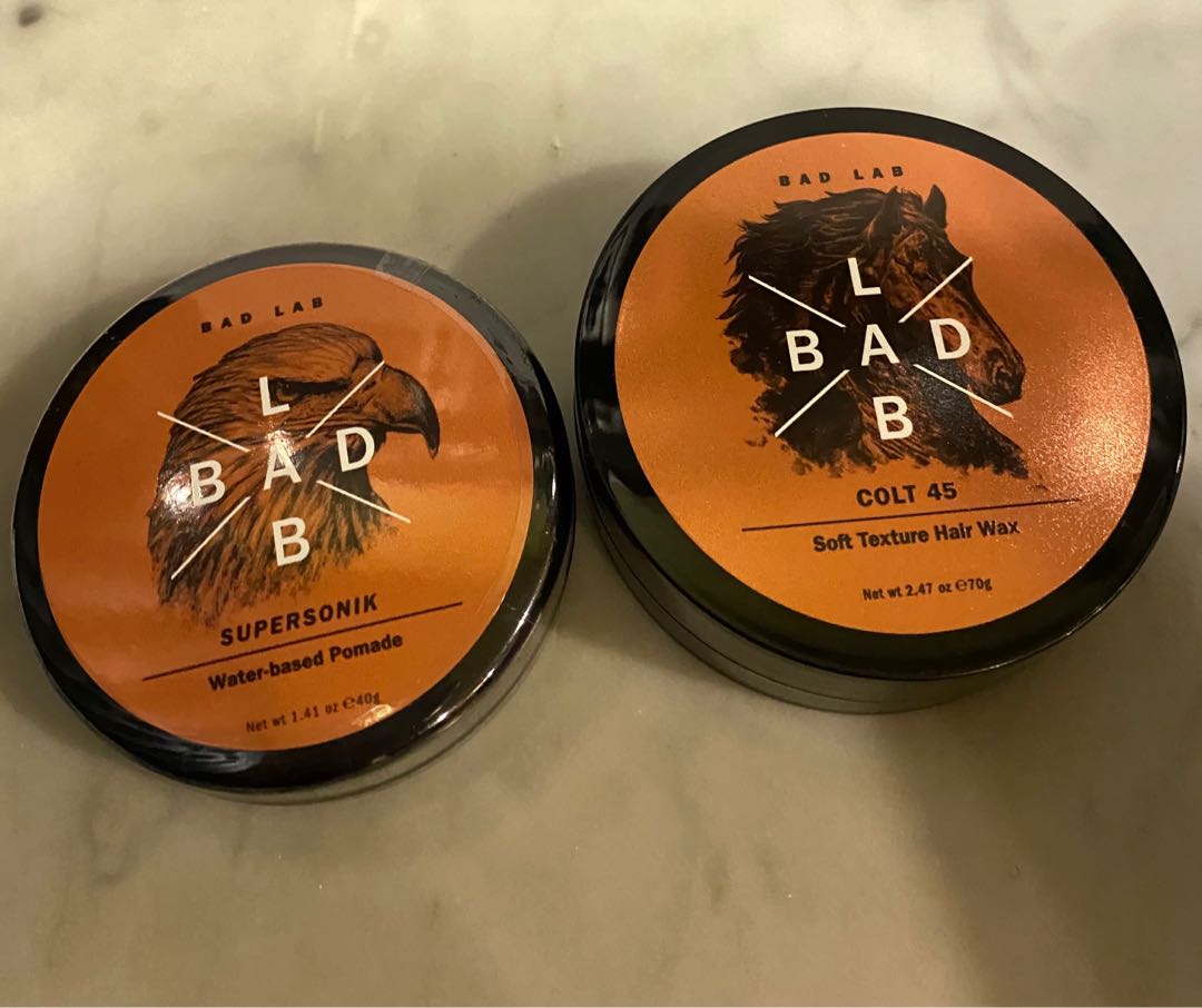 New Bad Lab Hair Wax Free Pomade Health Beauty Men S Grooming On Carousell