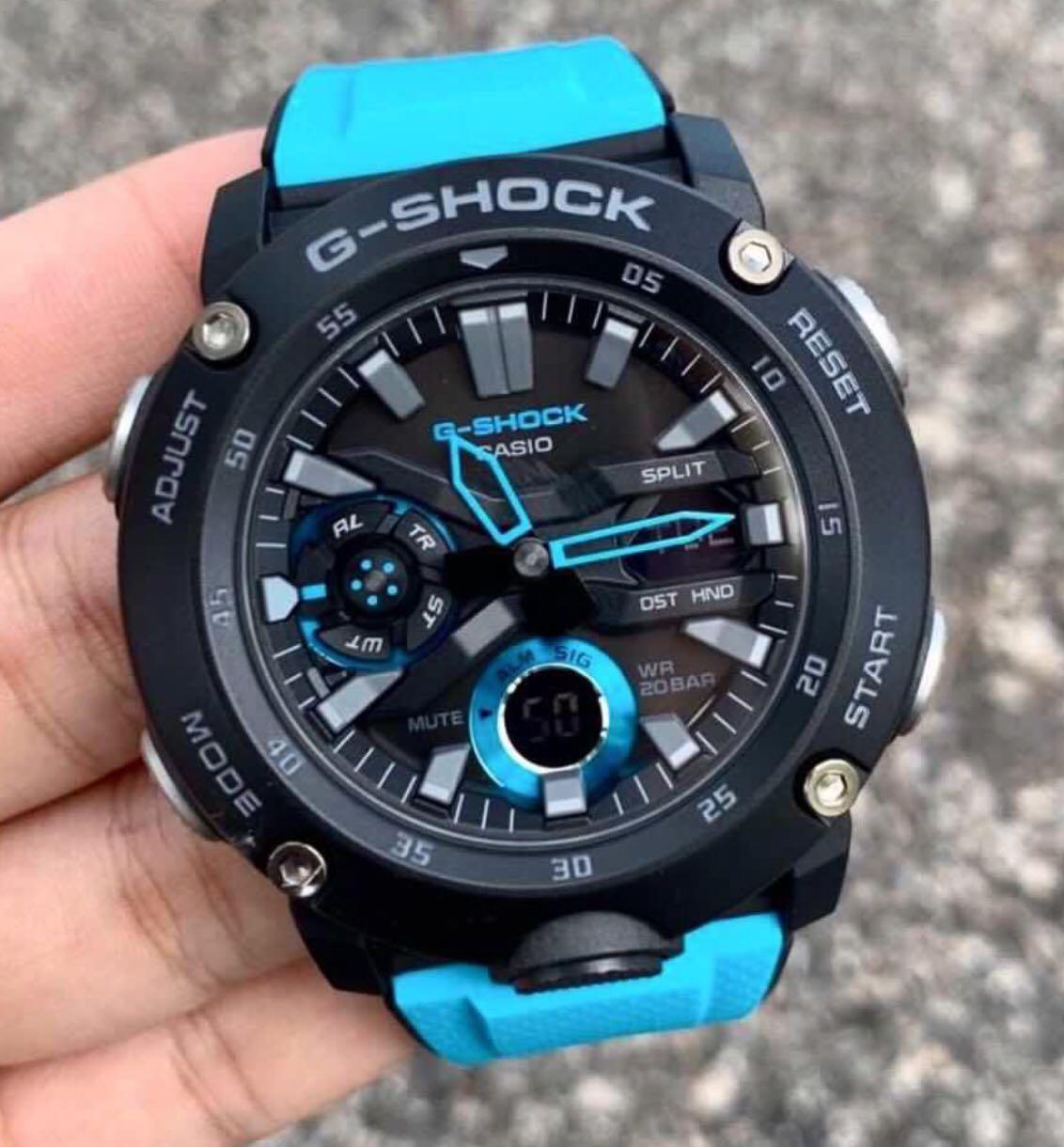 G shock sky blue watch online