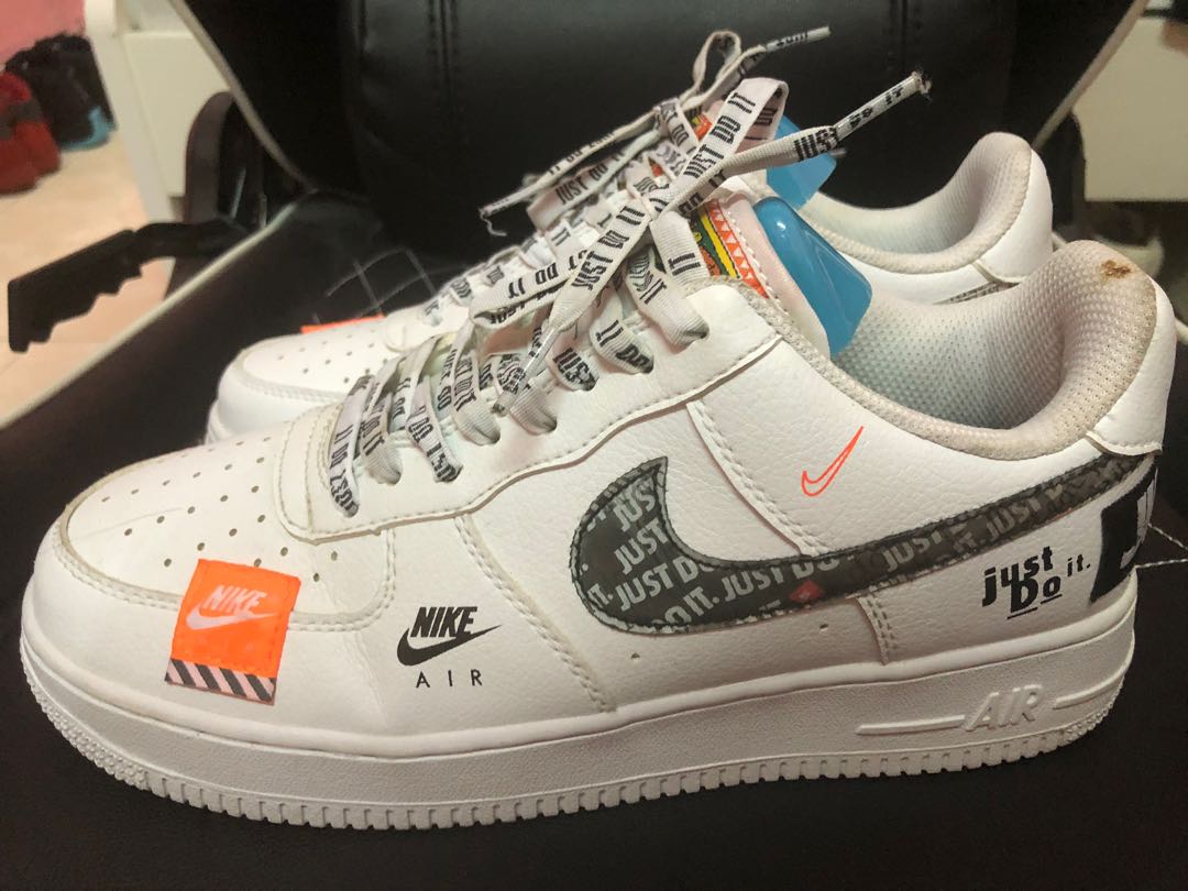 Nike air force 1 just do it real vs fake clearance