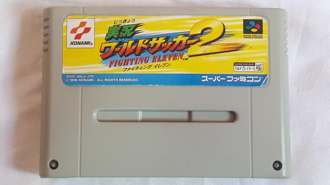Nintendo Super Famicom Jikkyou World Soccer Fighting Eleven 2, Video ...