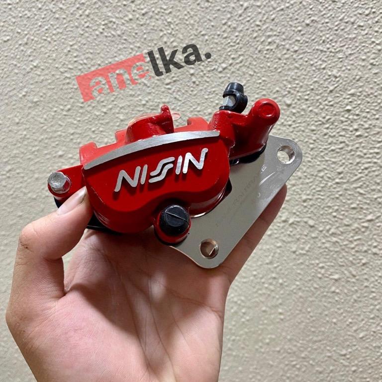 Nissin Samurai Brake Caliper Upgrade Red for Y15ZR Sniper, Motorcycles