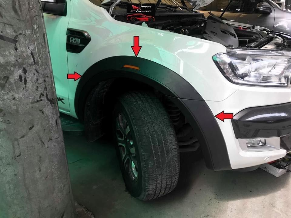 2015 To 2020 Oem Slim Fender Flare Without Reflector For Ford Ranger Xlt Xls Fx4 Wildtrak Nissan Navara Np300 Car Parts Accessories Body Parts And Accessories On Carousell