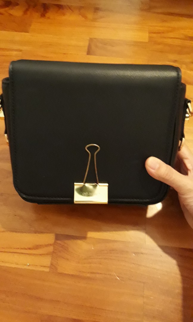 Off White Clipper Bag 100 Leather