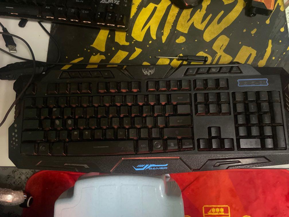 Old Armageddon Keyboard Electronics Computer Parts Accessories On Carousell