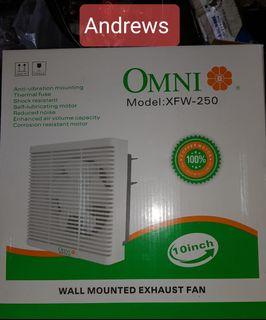 Omni wall exhausts fan 10 inch.