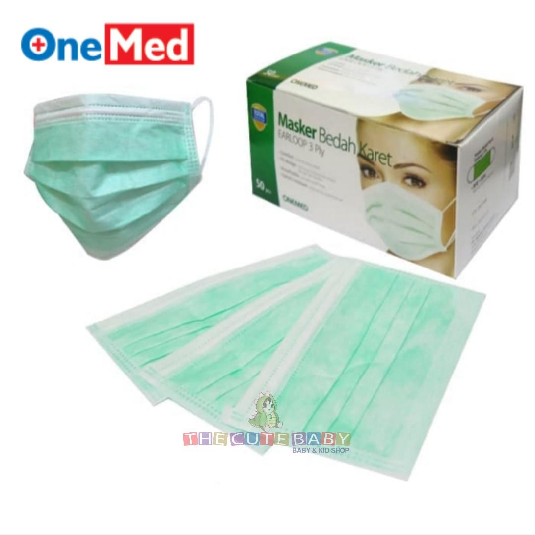 Onemed 3ply Surgical Mask Earloop Masker Onemed Masker Medis Setara Masker Sensi Masker Skrineer Masker Diapro Masker Nexcare 3m Kesehatan Kecantikan Parfum Kuku Lainnya Di Carousell
