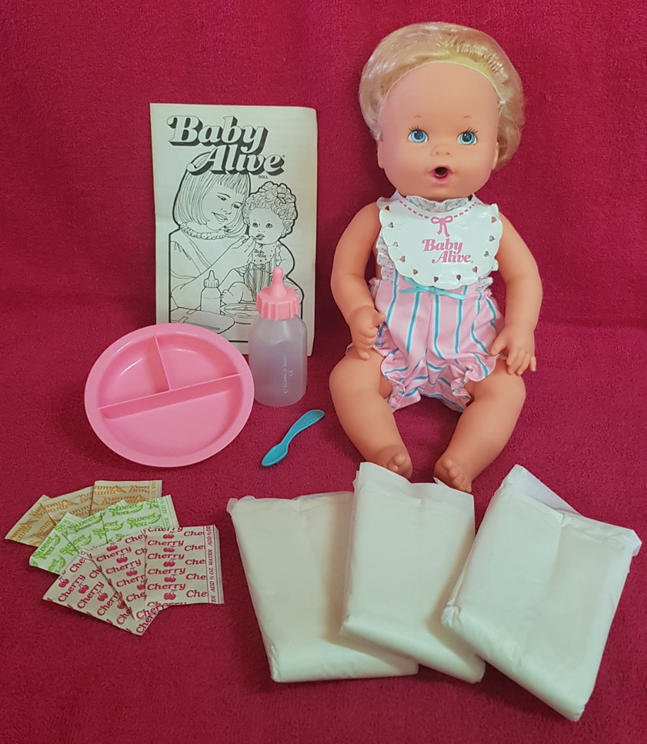 Vintage 1990 Kenner Baby Alive Hobbies Toys Toys Games On Carousell