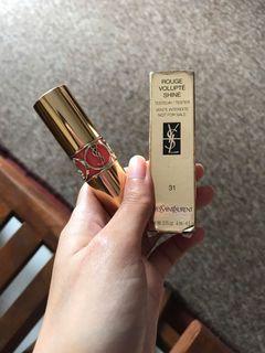 ORI NEW! YSL Rouge Volupte Shine no. 31 Rose Innocent #Lebaran2020