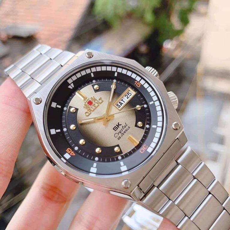 VINTAGE Orient RA AA0B01G19B Automatic 22 Jewels Stainless Steel Men s Watch RA AA0B01G