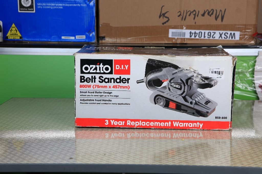 Ozito belt Sander, Furniture & Home Living, Cleaning & Homecare