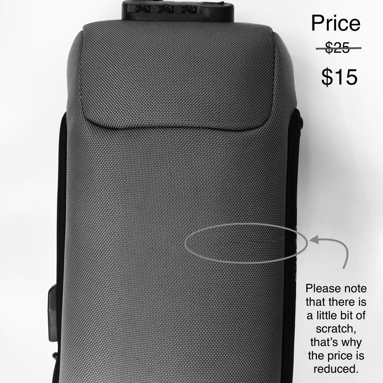 OZUKO Men Antitheft Lock Sling Bag Waterproof Chest Crossbody Bag