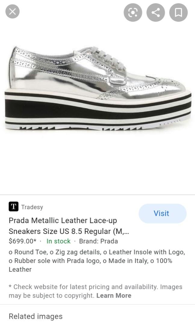 Prada wedge shoes, Women's Fashion, Footwear, Sneakers on Carousell