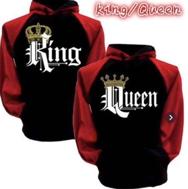 red couple hoodies