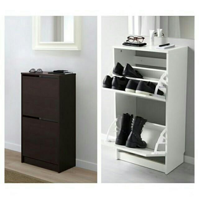 Rak Kasut Ikea Ikea Shoe Rack 2 Tier Home Furniture Furniture On Carousell